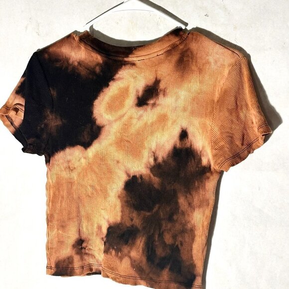 Forever 21 x Simpsons Maggie Size Medium Tee Shirt Acid Wash Crop Cropped - Picture 5 of 5